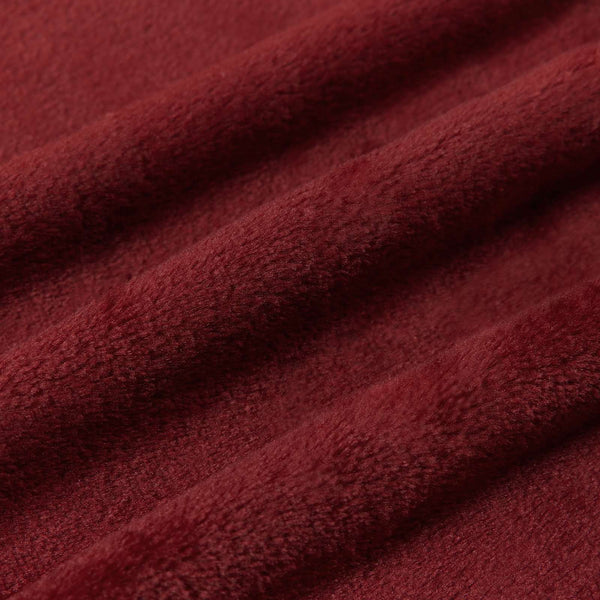 vidaXL Throw Blanket Burgundy 220 x 240 cm Fleece