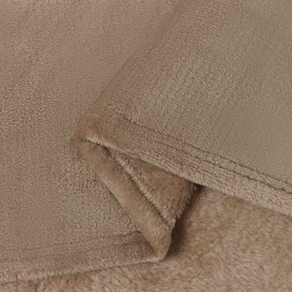 vidaXL Living Room Blankets 6 pcs Camel 130 x 150 cm Fleece