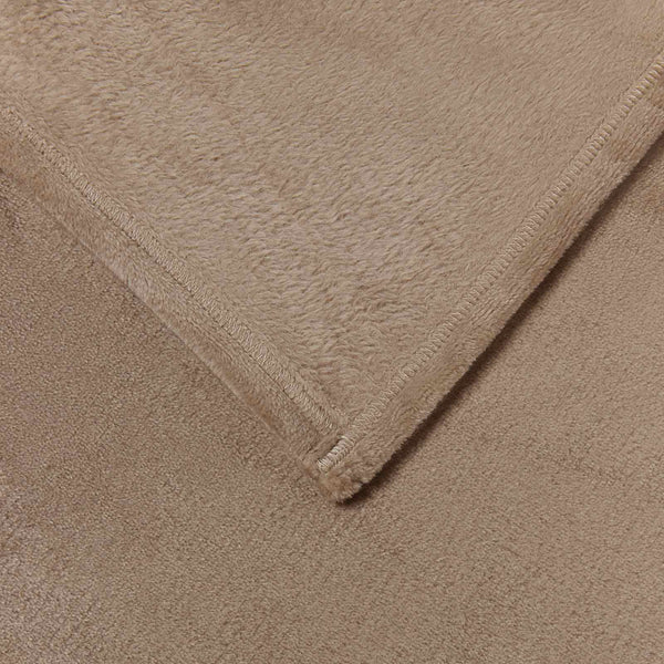 vidaXL Fleece Blankets 6 pcs Camel 240 x 270 cm