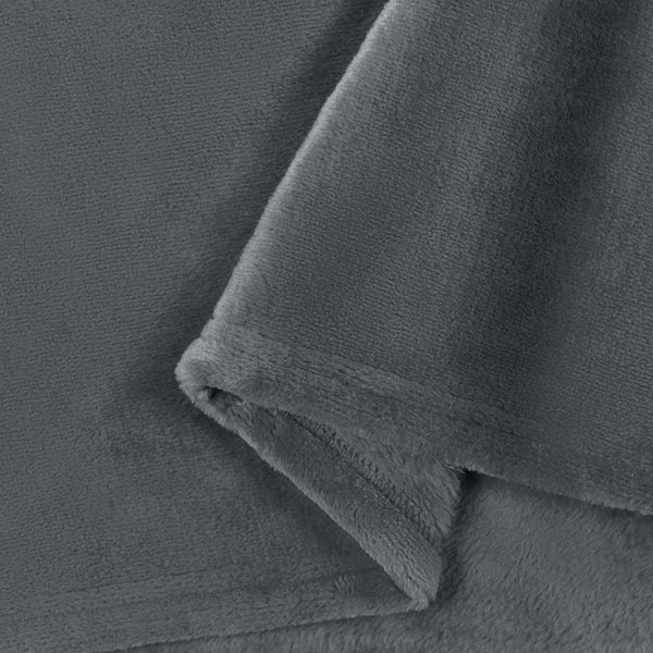 vidaXL Blankets 6 pcs Dark Grey 220 x 240 cm Fleece
