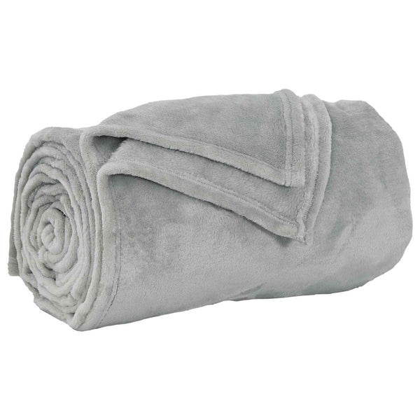 vidaXL Blankets 6 pcs Grey 150 x 200 cm Fleece