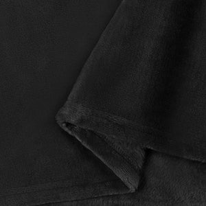vidaXL Blankets 6 pcs Black 220 x 240 cm Fleece