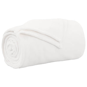 vidaXL Blankets 6 pcs White 150 x 200 cm Fleece