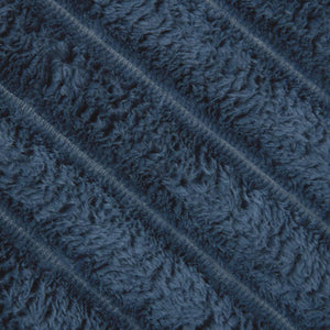 vidaXL Throw Blanket Navy Blue 150 x 130 cm Fleece