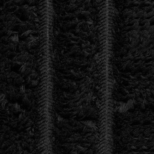 vidaXL Throw Blanket Black 150 x 130 cm Fleece