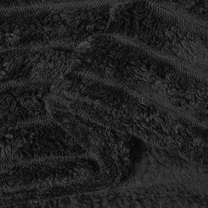 vidaXL Throw Blanket Black 200 x 150 cm Fleece