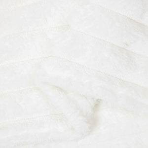 vidaXL Throw Blanket White 200 x 150 cm Fleece