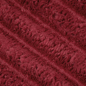 vidaXL Throw Blanket Burgundy 240 x 220 cm Fleece