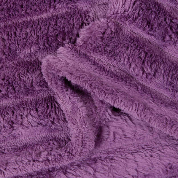 vidaXL Throw Blanket Purple 200 x 150 cm Fleece