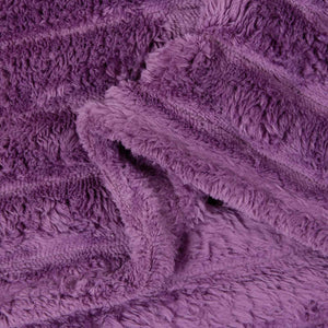 vidaXL Throw Blanket Purple 240 x 220 cm Fleece