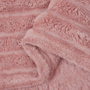 vidaXL Throw Blanket Pink 270 x 240 cm Fleece