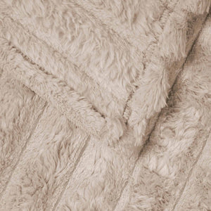 vidaXL Throws 6 pcs Beige 150 x 130 cm Fleece