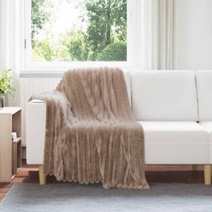 vidaXL Blankets 6 pcs Camel 150 x 130 cm Fleece