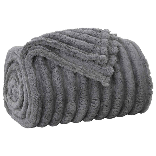 vidaXL Throw Blankets 6 pcs Dark Grey 240 x 220 cm Fleece