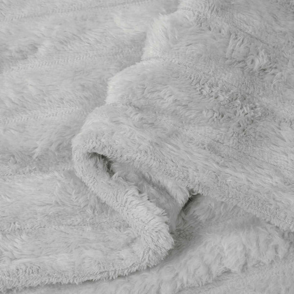 vidaXL Throws 6 pcs Grey 150 x 130 cm Fleece