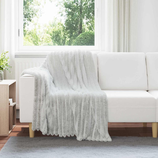 vidaXL Throws 6 pcs Grey 150 x 130 cm Fleece