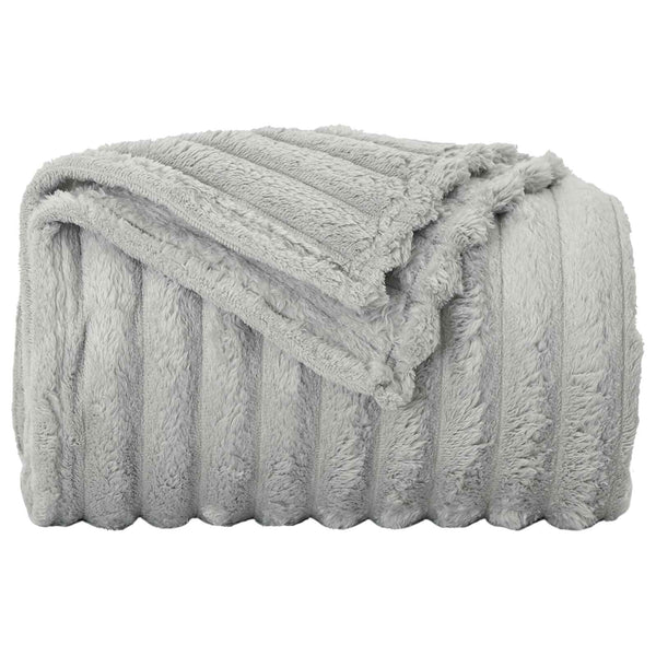 vidaXL Throws 6 pcs Grey 150 x 130 cm Fleece