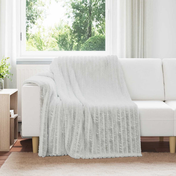 vidaXL Blankets 6 pcs Grey 200 x 150 cm Fleece