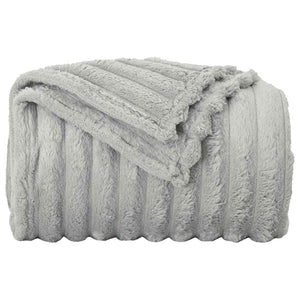 vidaXL Blankets 6 pcs Grey 270 x 240 cm Fleece