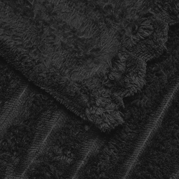 vidaXL Blankets 6 pcs Black 200 x 150 cm Fleece