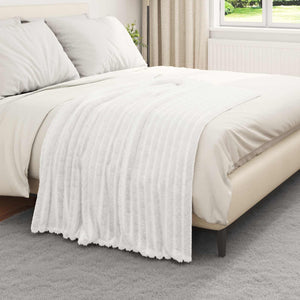 vidaXL Throws 6 pcs White 150 x 130 cm Fleece