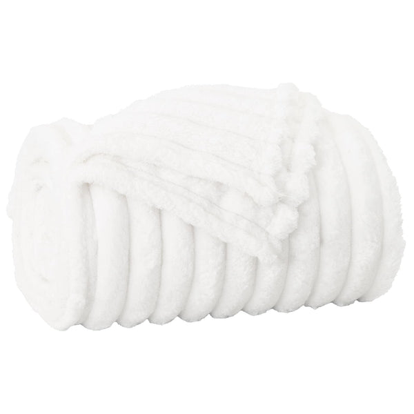 vidaXL Throws 6 pcs White 150 x 130 cm Fleece