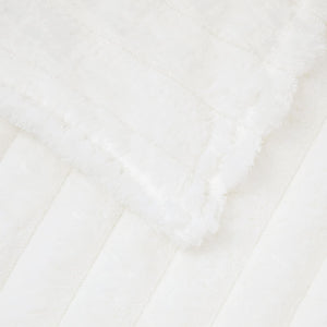 vidaXL Throws 6 pcs White 200 x 150 cm Fleece