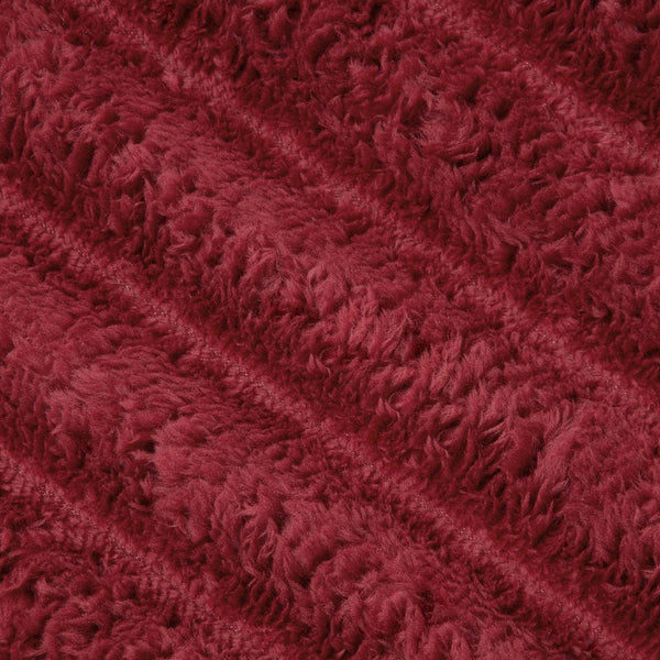 vidaXL Throws 6 pcs Burgundy 150 x 130 cm Fleece