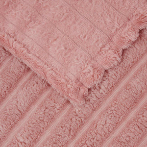 vidaXL Throws 6 pcs Pink 150 x 130 cm Fleece