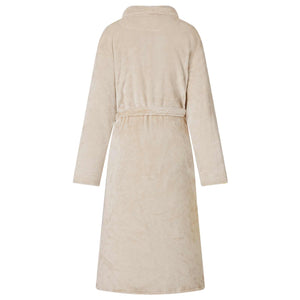 vidaXL Bathrobe without Hood Beige XL Flannel