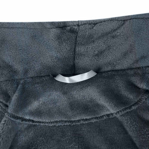Marineblauer Flanell Bademantel M