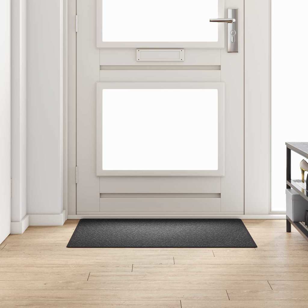 vidaXL Runner Rug Dark Gray 100 x 100 cm 100% Polypropylene