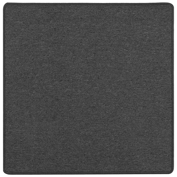 vidaXL Runner Rug Dark Gray 100 x 100 cm 100% Polypropylene