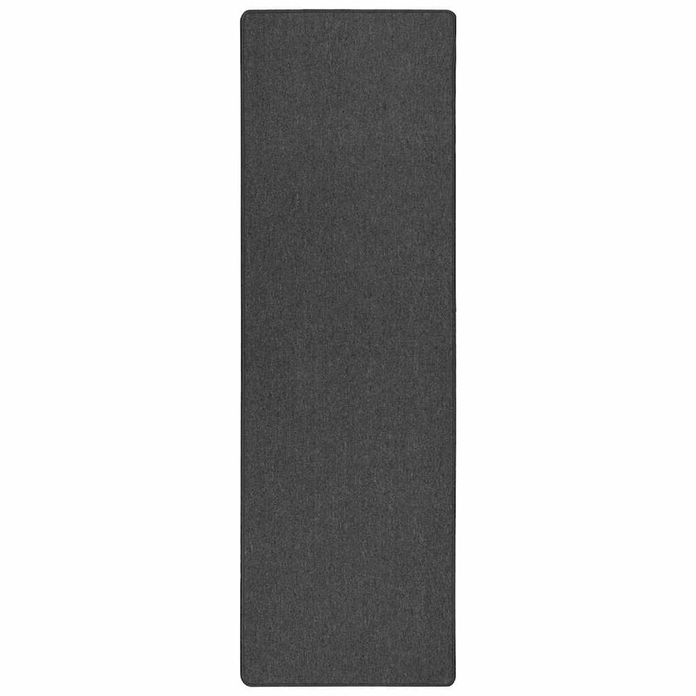 vidaXL Runner Rug Dark Grey 100 x 250 cm 100% Polypropylene