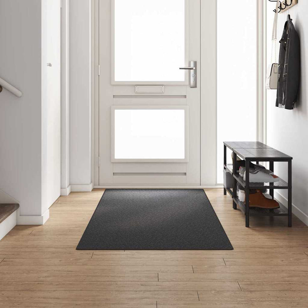 vidaXL Runner Rug Dark Gray 100 x 300 cm 100% Polypropylene