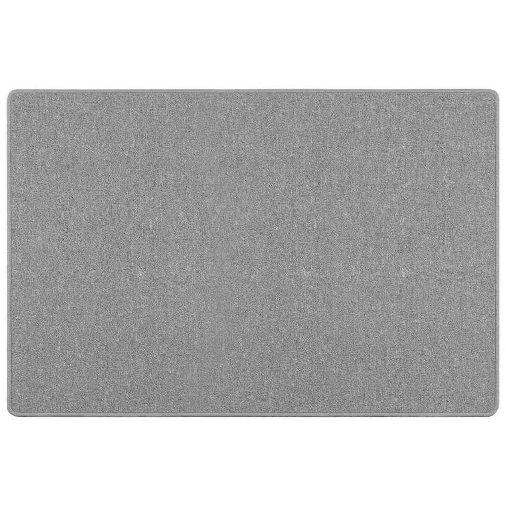 vidaXL Runner Rug Light Grey 100 x 150 cm 100% Polypropylene