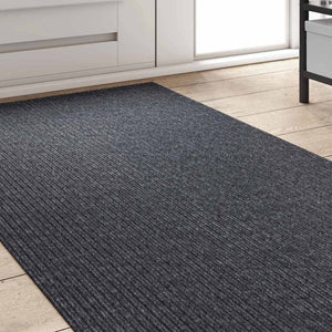 vidaXL Runner Rug Gray 80 x 200 cm Fabric