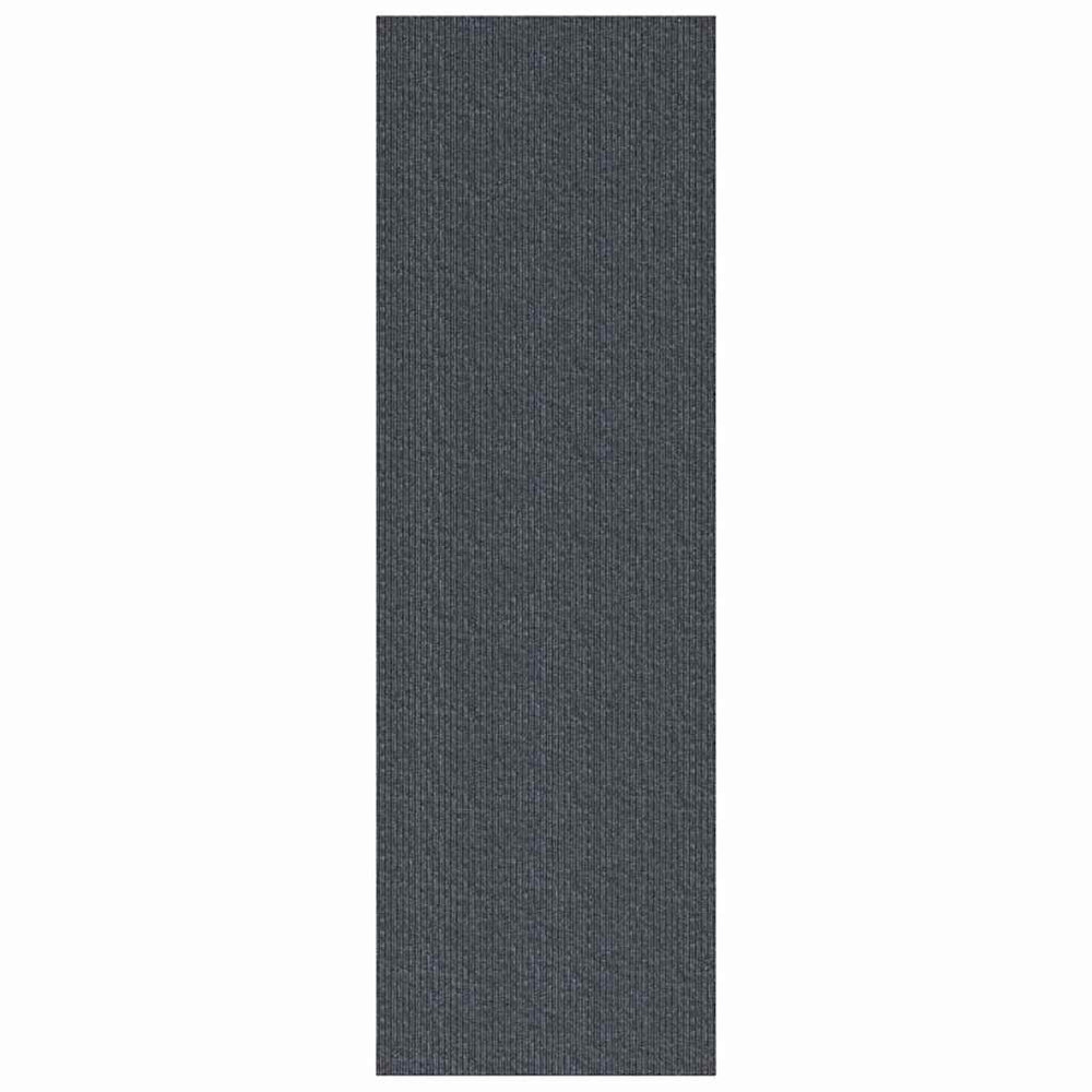vidaXL Runner Rug Grey 80 x 250 cm Fabric