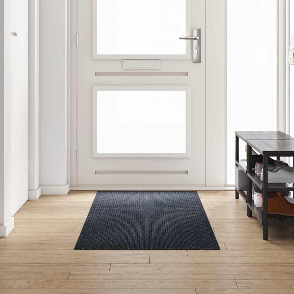 vidaXL Runner Rug Anthracite 80 x 250 cm Fabric