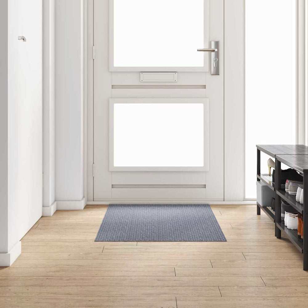 vidaXL Runner Rug Light Grey 80 x 150 cm Fabric