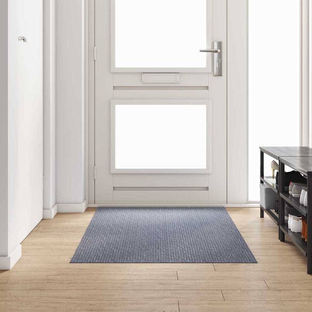 vidaXL Hallway Runner Light Grey 100 x 100 cm Fabric