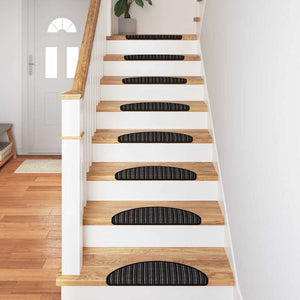 vidaXL Self-Adhesive Stair Treads 15 pcs Anthracite 56 x 17 x 3 cm