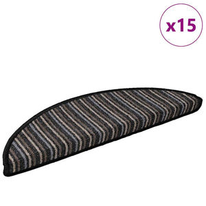 vidaXL Self-Adhesive Stair Treads 15 pcs Anthracite 56 x 17 x 3 cm