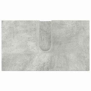 Badezimmermöbel Set Beton Grau 2-teilig