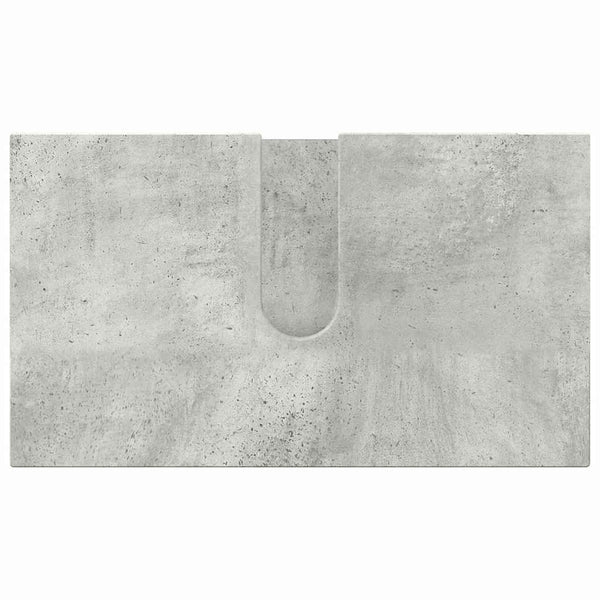 Badezimmermöbel Set Beton Grau 2-teilig