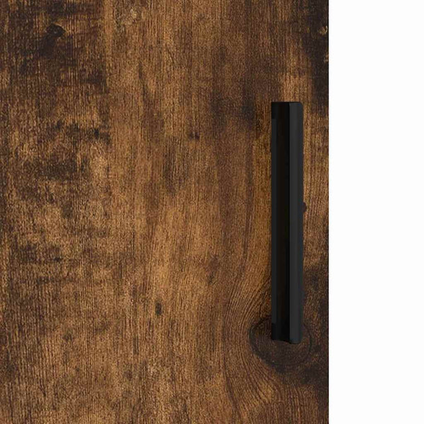 vidaXL Bathroom Furniture Set Wall-mounted 3 pcs Smoked Oak