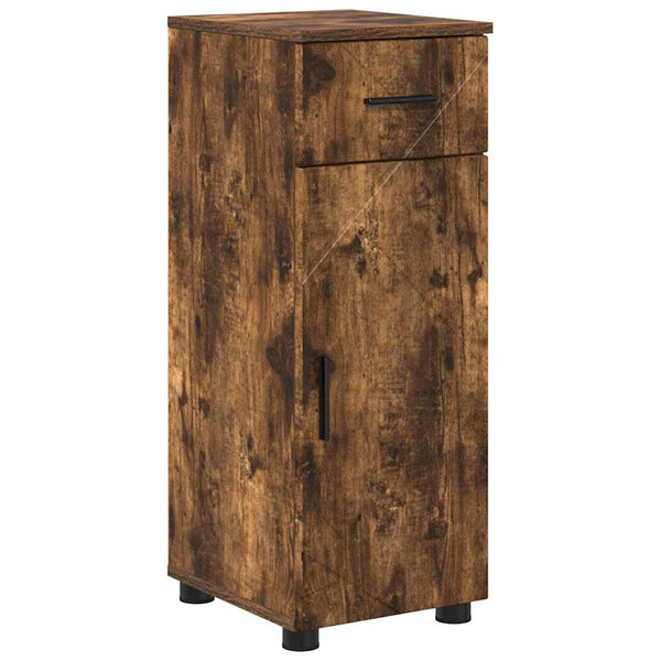 vidaXL Bathroom Furniture Set with Drawers 4 pcs Smoked Oak