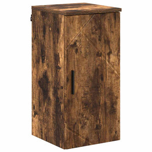 vidaXL Wall-Mounted Bathroom Furniture Set 5 pcs Smoked Oak