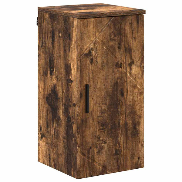 vidaXL Wall-Mounted Bathroom Furniture Set 5 pcs Smoked Oak