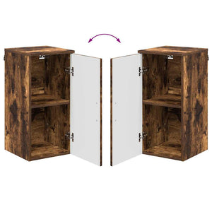 vidaXL Wall-Mounted Bathroom Furniture Set 5 pcs Smoked Oak